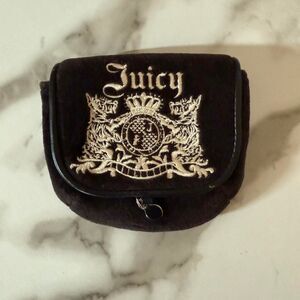 Y2K Vintage Juicy Couture Scottie Dogs Brown Velour Coin Purse Pouch sold